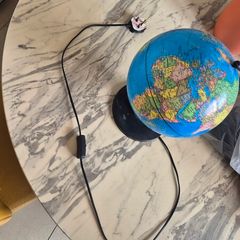 earth globe with working light