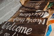 Wedding signage