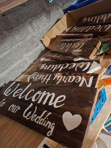 Wedding signage