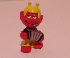2 x 1970s Vintage Bully /Peyo Figures