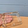 Clear Glass Cigar Rest Ashtray Image 2