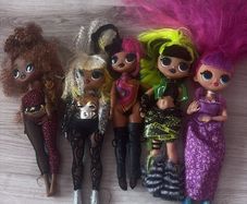 LoL bundle dolls, car, kitchen and accessories