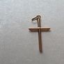 gold cross pendant Image 4