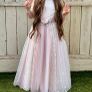 Marian Gale vintage style communion dress with custom made headband Image 5