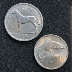 Irish Half Crown-Florin