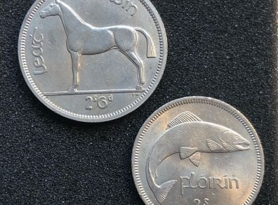 Irish Half Crown-Florin