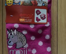Girls Emoji Hat, Scarf and Gloves Brand New
