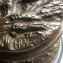 Antique Solid Bronze Figures Image 8