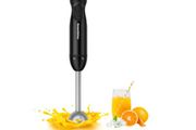 Bonsenkitchen Hand Blender, 300W Immersion Blender Handheld, Stick Blender Electric with Stainless Steel Blade