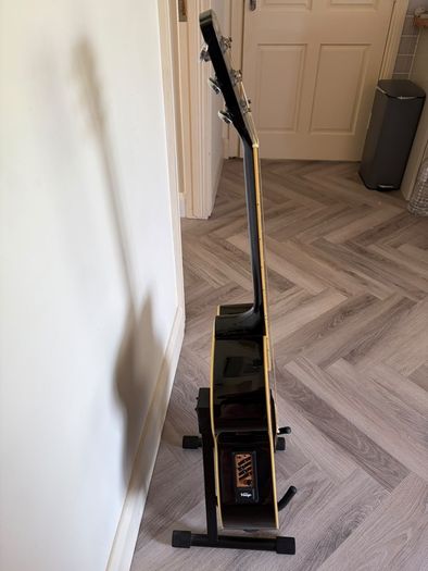 vintage electroacoustic guitar