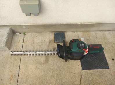 Parkside Petrol hedge trimmer