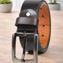 Unisex Premium Genuine Leather Belt Classic Stylish Waist Belt Durable Formal & Casual Designer Belt Image 2