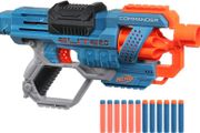Elite 2.0 Commander RD-6 Blaster, 12 Official Nerf Darts, 6-Dart Rotating Drum, Tactical Rails, Barrel and Stock Attachment Points 6.7 x 36.2 x 24.1 cm