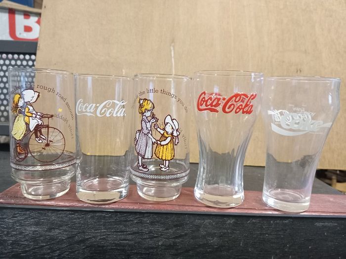 coke  glasses  collection