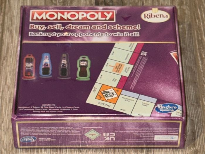 Monopoly Ribena Limited Edition Mini Board Game