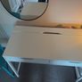 White Micke desk Image 2