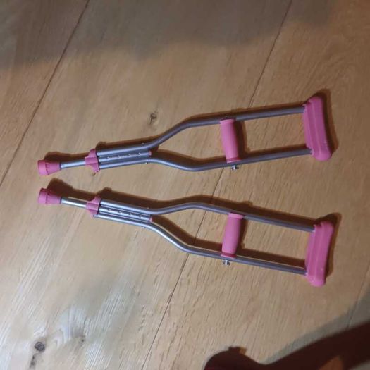 Our Generation scooter and crutches