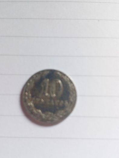 1906 Argentine 10 Centavos Coin