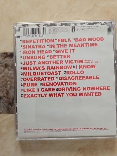 Helmet CD - Unsung: The Best Of Helmet (1991-1997)
