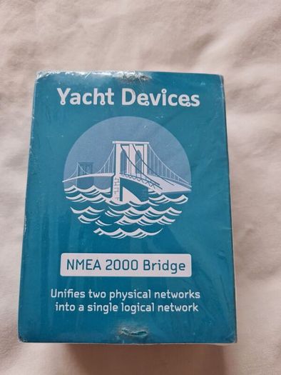 Yaught devises NMEA 2000 Bridge Unifies two physical networks Into a single network brand new