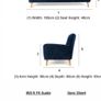sofa 2 velvet seater Image 4