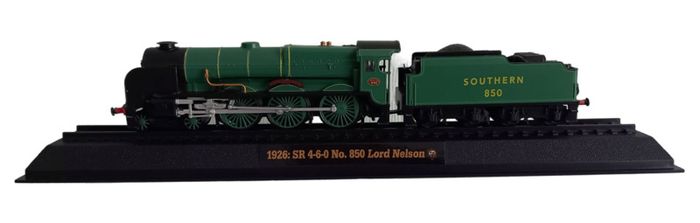 Collection of stationary model trains