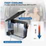 Car Fridge 12V Portable Compressor Cooler Mini Fridge Auto Freezer Caravan Truck Travel Home Camping Refrigerator Image 2