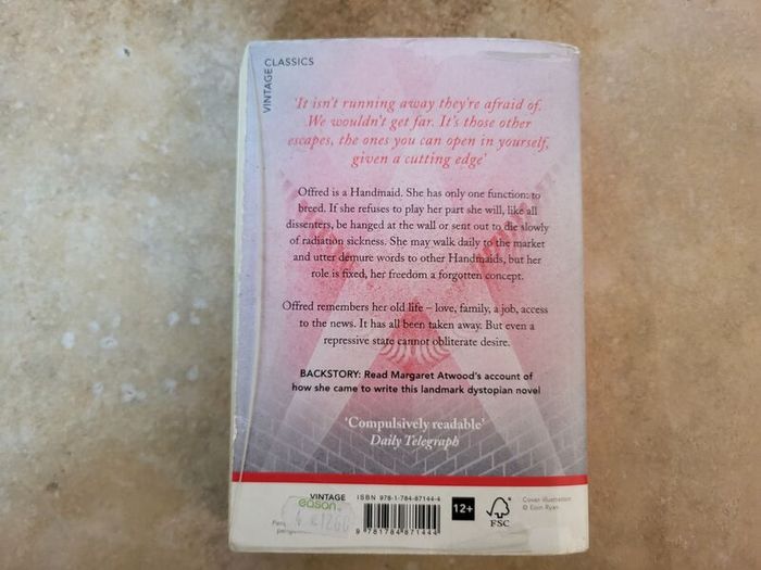 The Handmaids's Tale by Margaret Atwood.