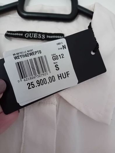 Guess Short Sleeve Blouse - Size S UK 10 to 12 - RRP 67
