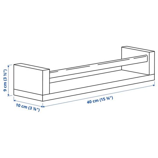 IKEA Set of FLISAT Book Display + Book Shelf partially Painted in White