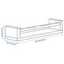 IKEA Set of FLISAT Book Display + Book Shelf partially Painted in White Image 4