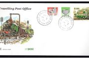 1994 Ireland Travelling Post Office from Dublin to Cork An Post Cover marking end of the TPO tying 5p &amp; 10p definitive stamp and  32p commemorative stamp