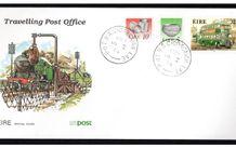 1994 Ireland Travelling Post Office from Dublin to Cork An Post Cover marking end of the TPO tying 5p & 10p definitive stamp and  32p commemorative stamp