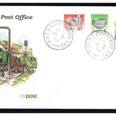 1994 Ireland Travelling Post Office from Dublin to Cork An Post Cover marking end of the TPO tying 5p & 10p definitive stamp and  32p commemorative stamp