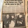 5x John Lennon Beatles death headline newspapers Image 6