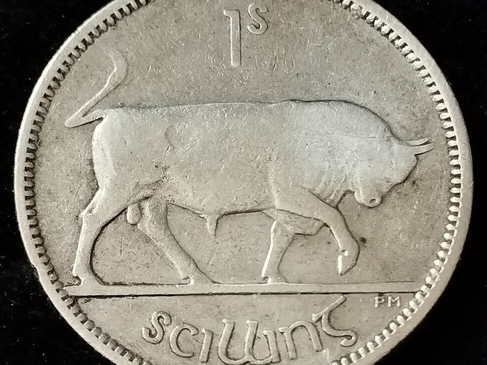 Ireland - 1941 - Shilling - Silver - KM.14 - [388]