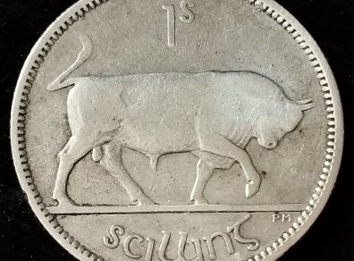 Ireland - 1941 - Shilling - Silver - KM.14 - [388]
