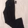 Black Linen Belted Trousers, New With Tags Image 6
