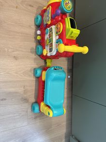 VTech Baby 4-in-1 Alphabet Train Ride On Red