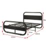 King Bed Frame with Headboard Image 9