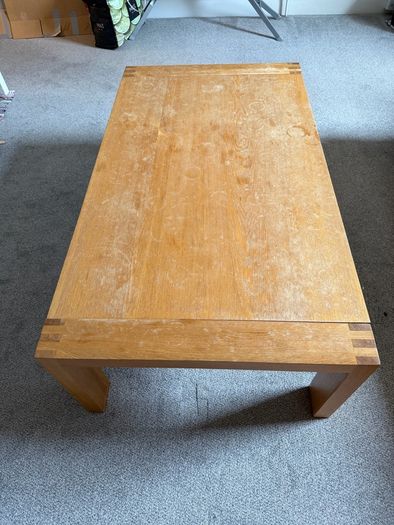 Solid Oak Coffee Table