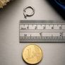 Vintage 925 Sterling Silver Leverback Small Hoop Earrings Image 9