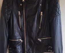 All Saints Unisex Genuine Leather Biker Jacket