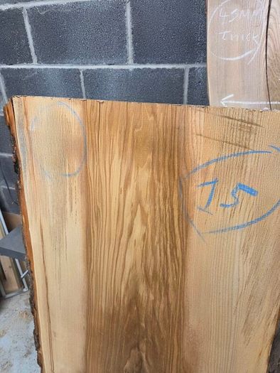 Live Edge Ash Slab - Kiln Dried