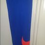 Brand new Genuine Blue  Nike Sportswear leg a see large swoosh leggings size L UK12/14 EUR40/42 Postage included Image 3
