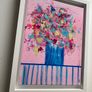 Original Irish Abstract Painting Irish Art Floral Art Original Floral Painting Image 3