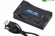 SCART to HDMI Composite Video Converter Audio Adapter for SKY DVD PS3