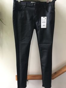 Zara coated leggings, new, size 40