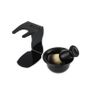 Shaving Brush + Soap Bowl + Razor Holder Brush Stand Set Classic Shaving Kit Image 3