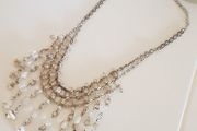 Silver Necklace with Beads